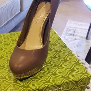 Autumn Taupe Platforms-Gianni Bini
